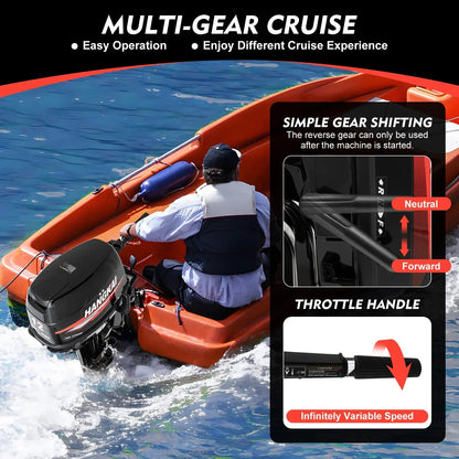 12HP Double-Cylinder Short Shaft Outboard Motor