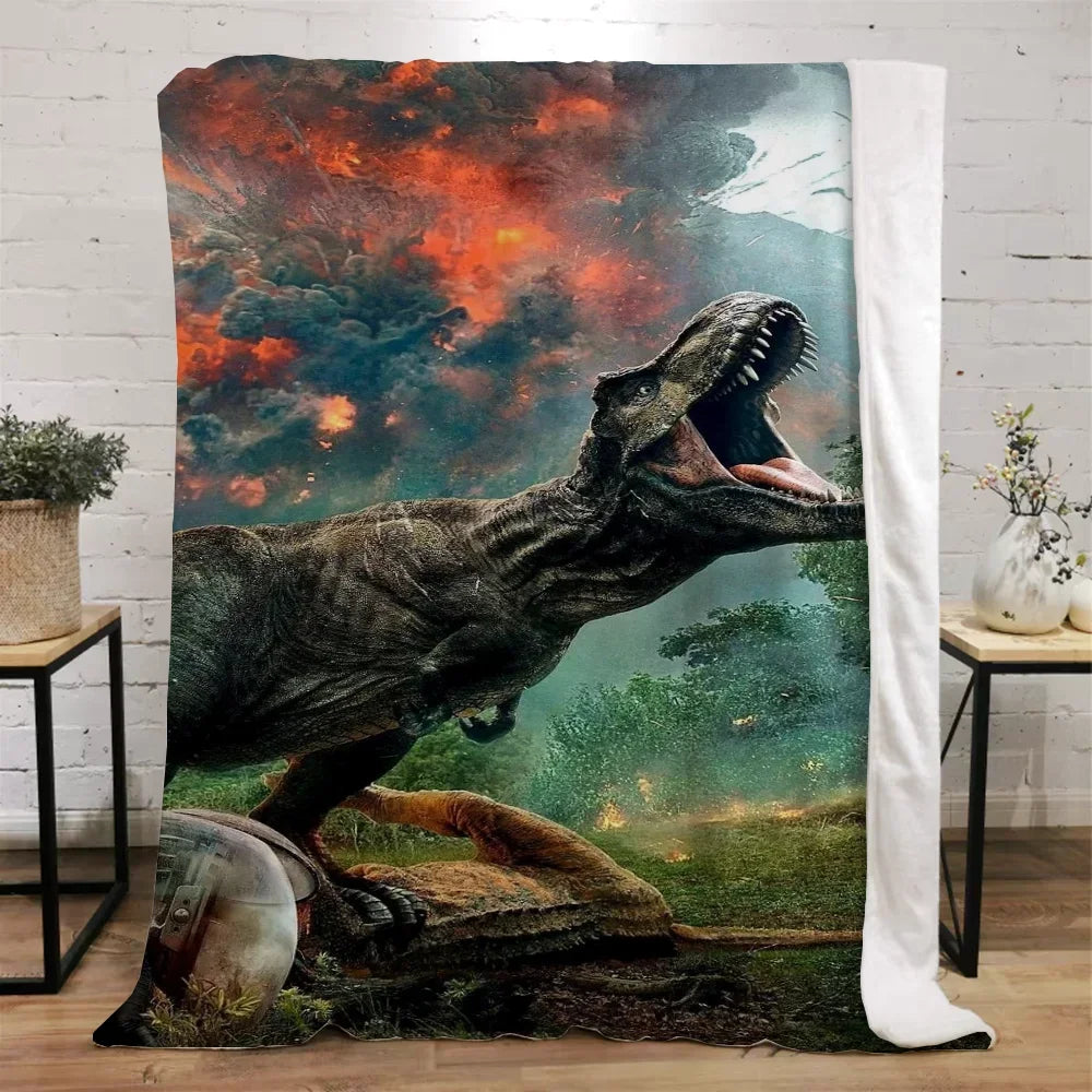 Jurassic Park Thick Blanket