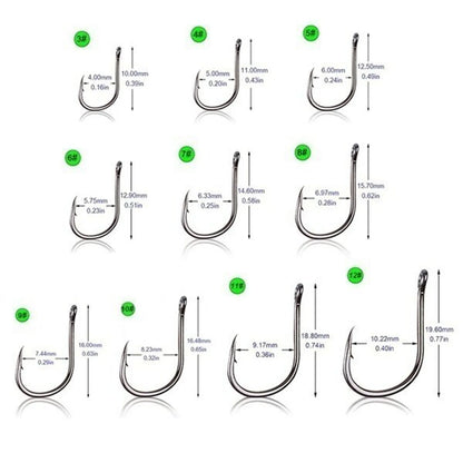 100PCS Fishing Hooks