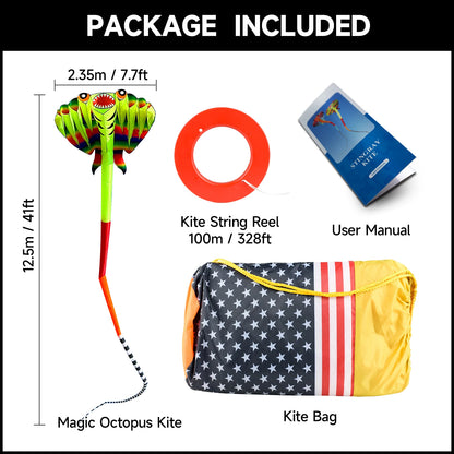 12.5M 3D 2-color Ray Soft Kite