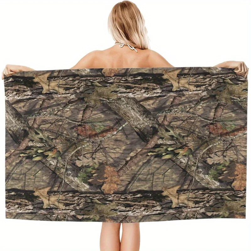 Beach Towel Camouflage Print