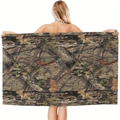 Beach Towel Camouflage Print
