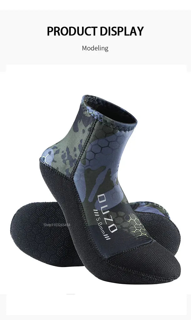 5mm Neoprene Diving Socks
