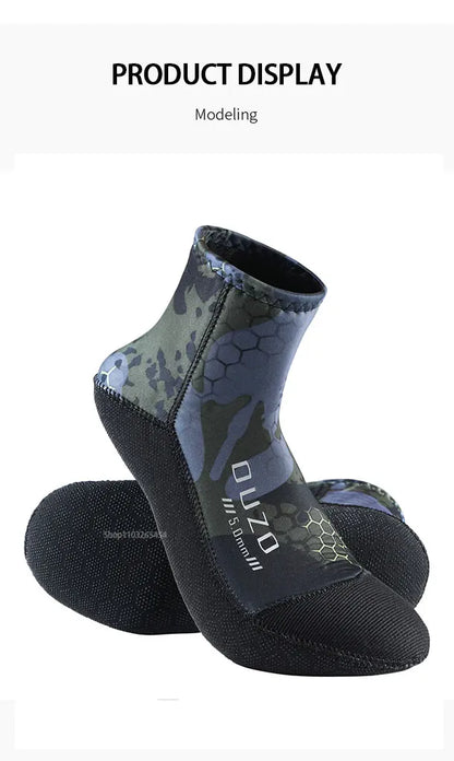 5mm Neoprene Diving Socks