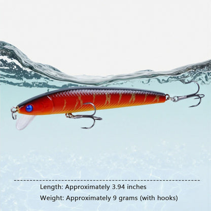 10 Pcs Plastic  Sinking Minnow Fishing Lure