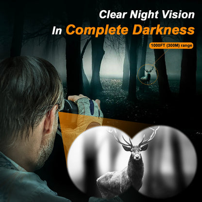 Long Range Helmet Mounted  Digital Infrared Night Vision Binoculars