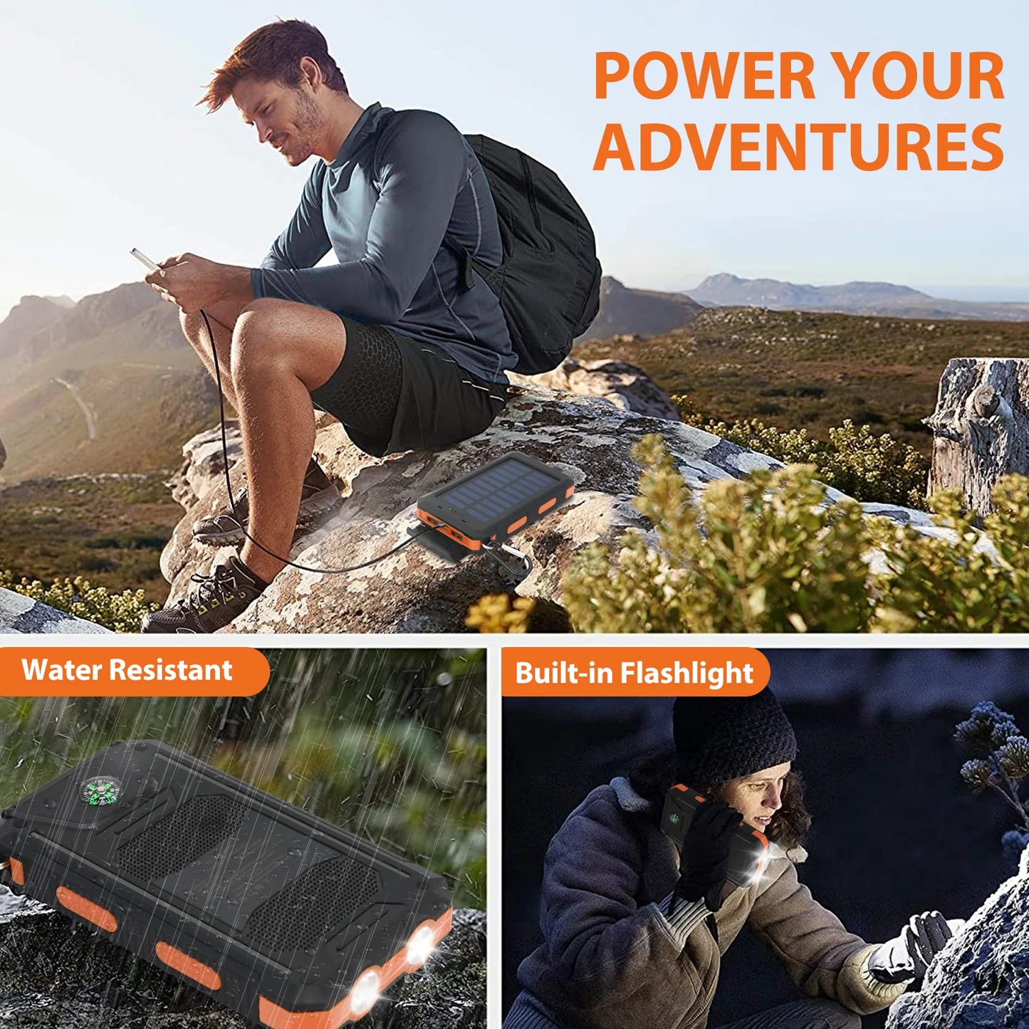 Waterproof Portable Solar Charger