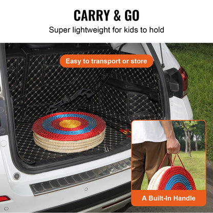 Solid Straw Round Archery Target