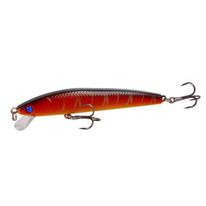 10Pcs Long Tail Minnow Fishing Lure
