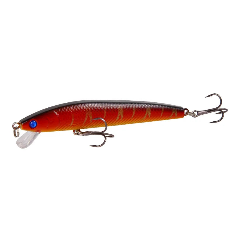 10Pcs Long Tail Minnow Fishing Lure