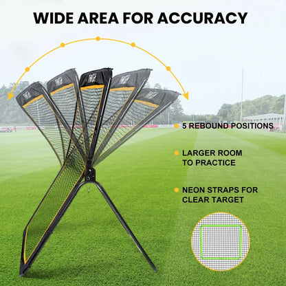 Volleyball Bounce Back Net 5x7 Ft Volleyball Lacrosse Ball Rebounder Basketball Volleyball Bounce Back Net