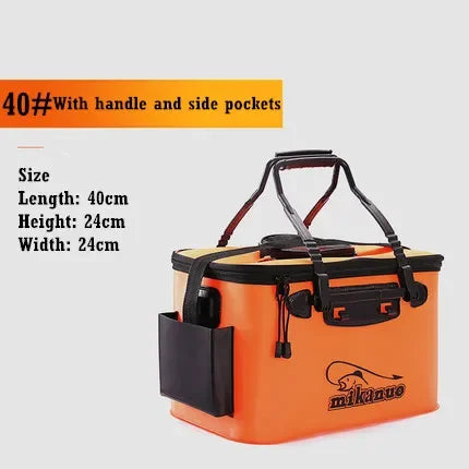 Portable Folding Fishing Bag  With Oxygen Pump