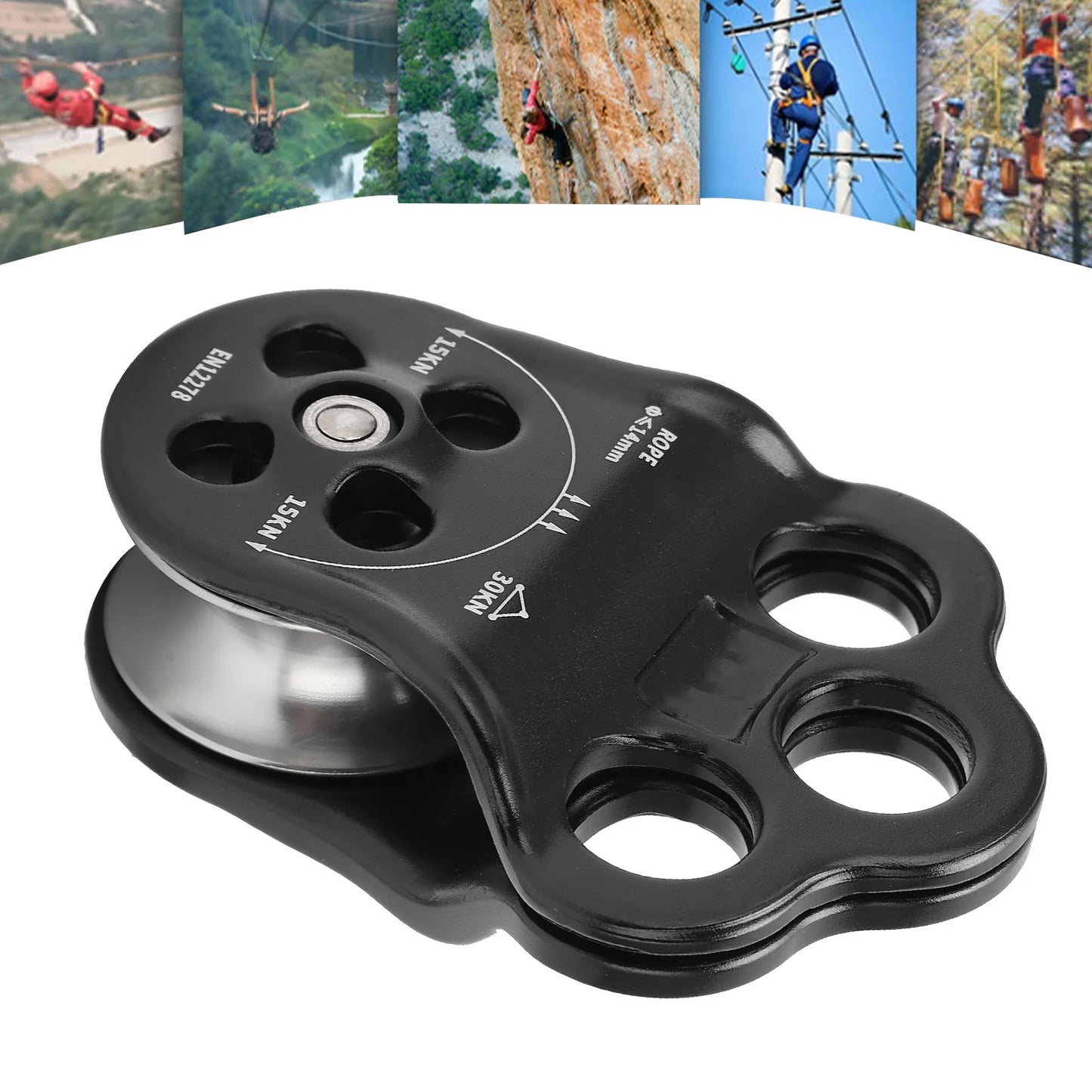 30KN Hitch Climber Pulley