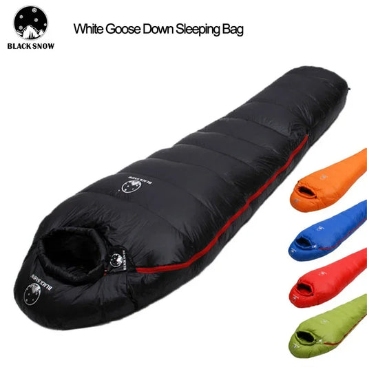 Goose Down Filled Adult Mummy Style Sleeping Bag