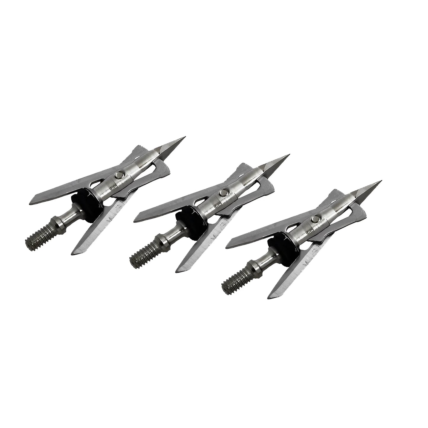 6/12/24 Pcs 100 Grain 2.3" Cut Stainless steel Broadheads 2-Blade