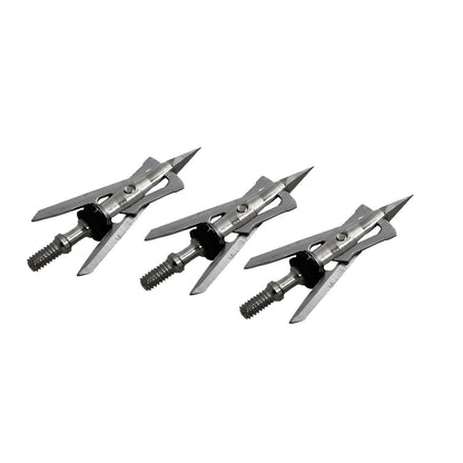 6/12/24 Pcs 100 Grain 2.3" Cut Stainless steel Broadheads 2-Blade