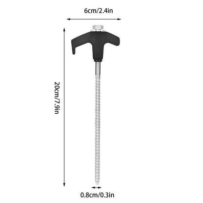 15pcs Screw In Tent Stakes