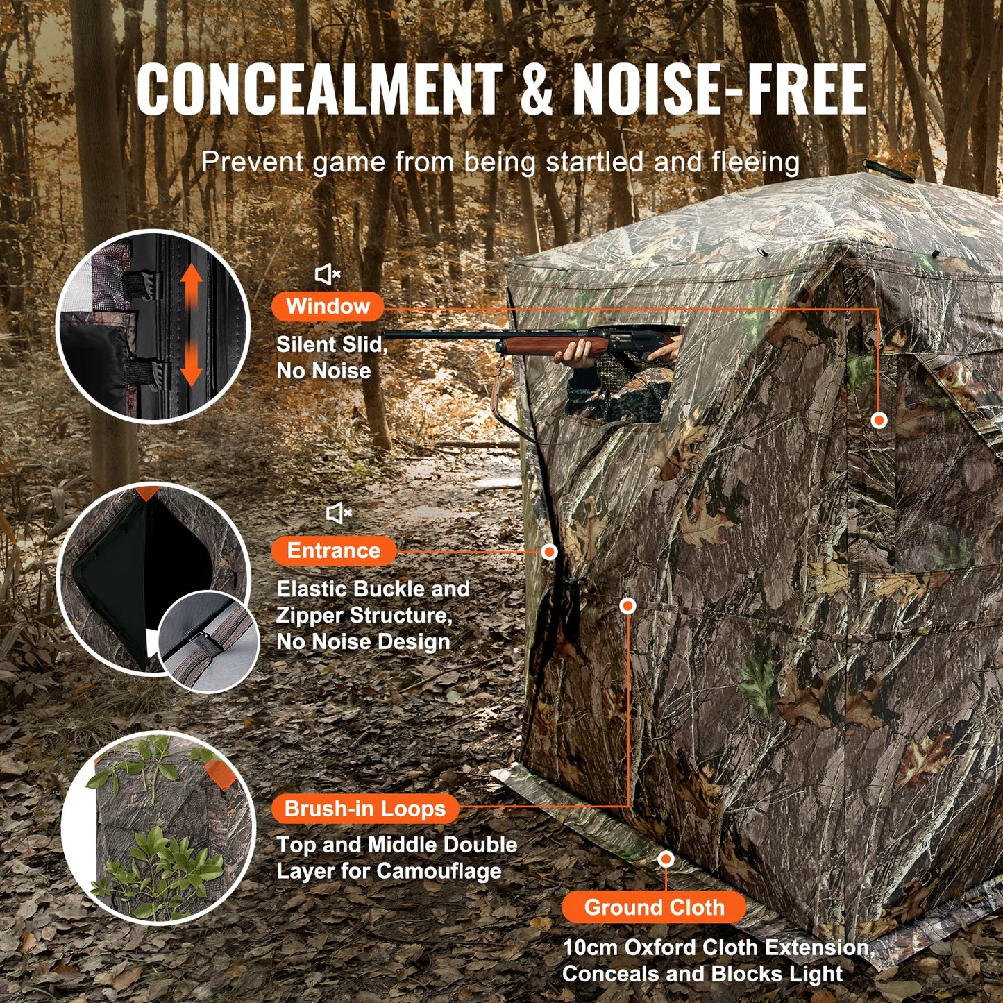 See Through Ground Blind,