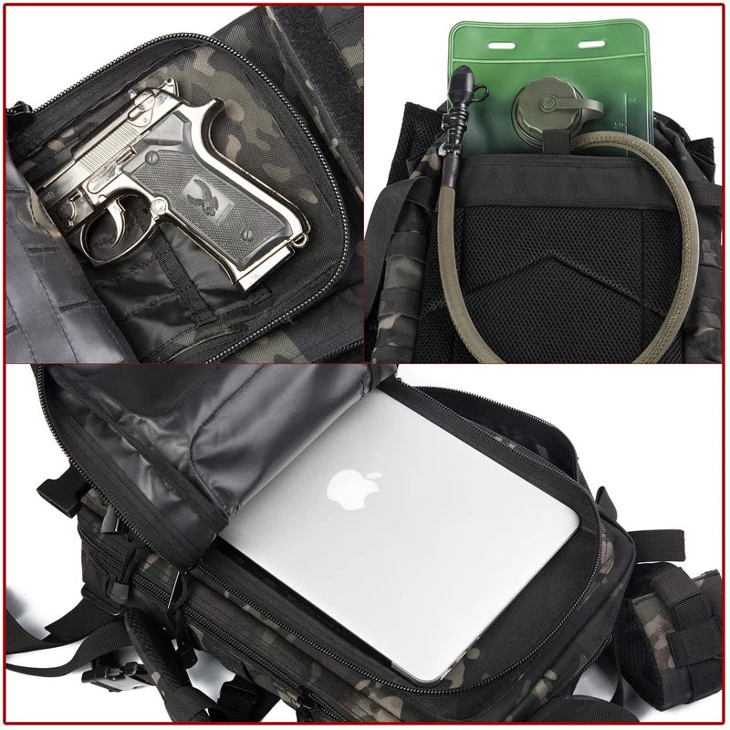 30L Tactical Backpack for Hiking Camping