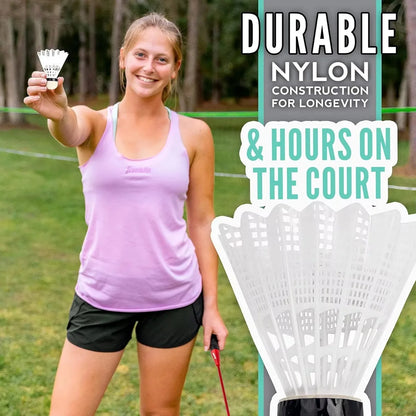 Badminton Set 4 Rackets & Birdies