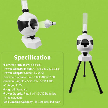 Automatic Badminton Serve Machine
