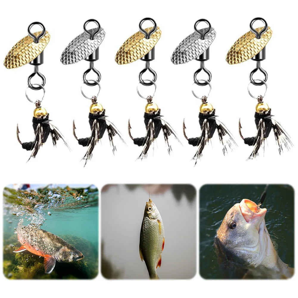 5Pcs Fly Fishing Bait
