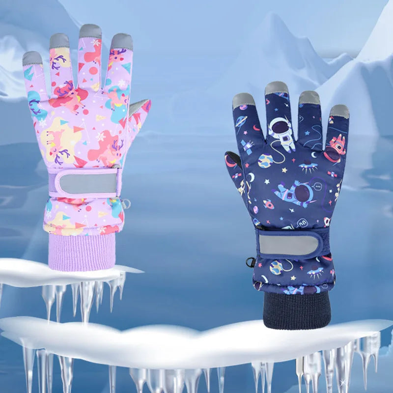 Waterproof Kids Winter Gloves