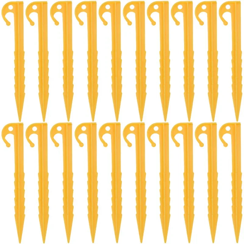20/10pcs Camping Tent Holding Ground Peg