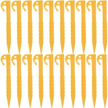 20/10pcs Camping Tent Holding Ground Peg