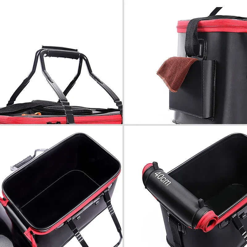 Portable Folding Fishing Bag  With Oxygen Pump