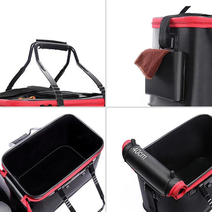 Portable Folding Fishing Bag  With Oxygen Pump