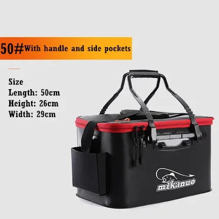 Portable Folding Fishing Bag  With Oxygen Pump