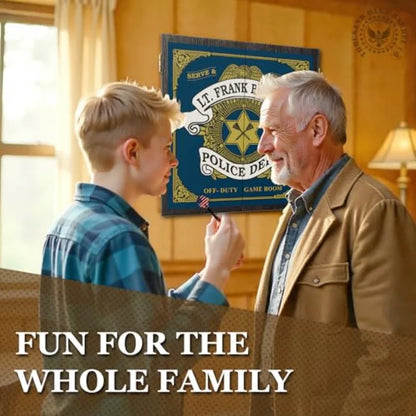 Personalized Dartboard and Cabinet Set with 6 Steel Tip Darts