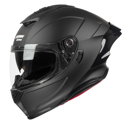DOT Certified Motorcycle Helmet with Internal Sun Visor