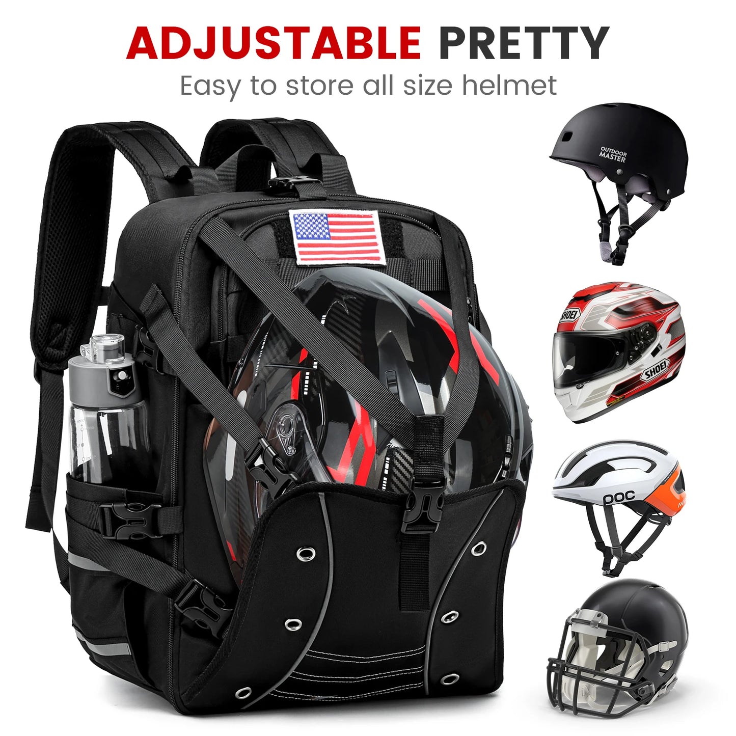 Riding Helmet Backpack