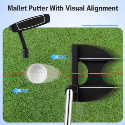 Men's Complete Golf Clubs Set with 460CC Driver Fairway Wood Hybrid Irons Putter Portable Regular Golf Club Pack