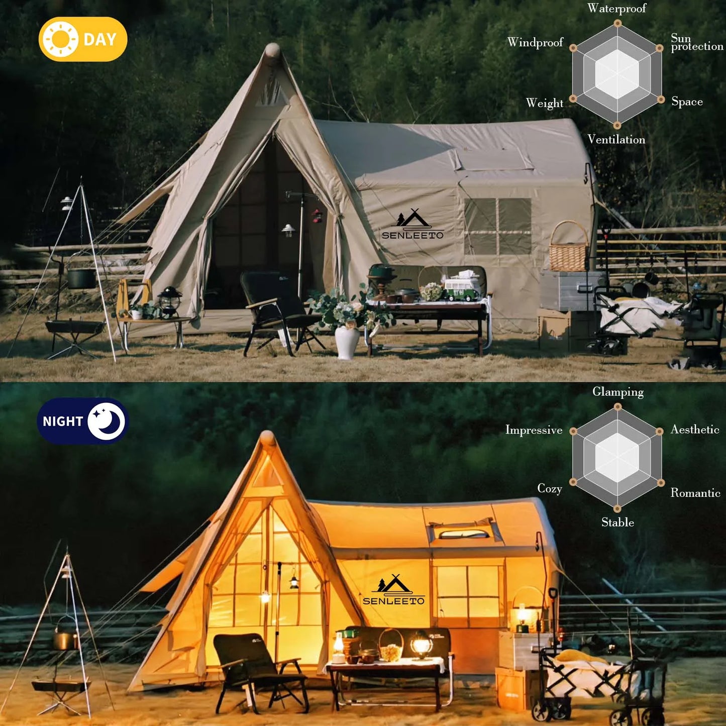 8-10 Person  Inflatable Tent