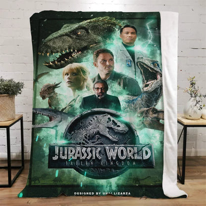 Jurassic Park Thick Blanket