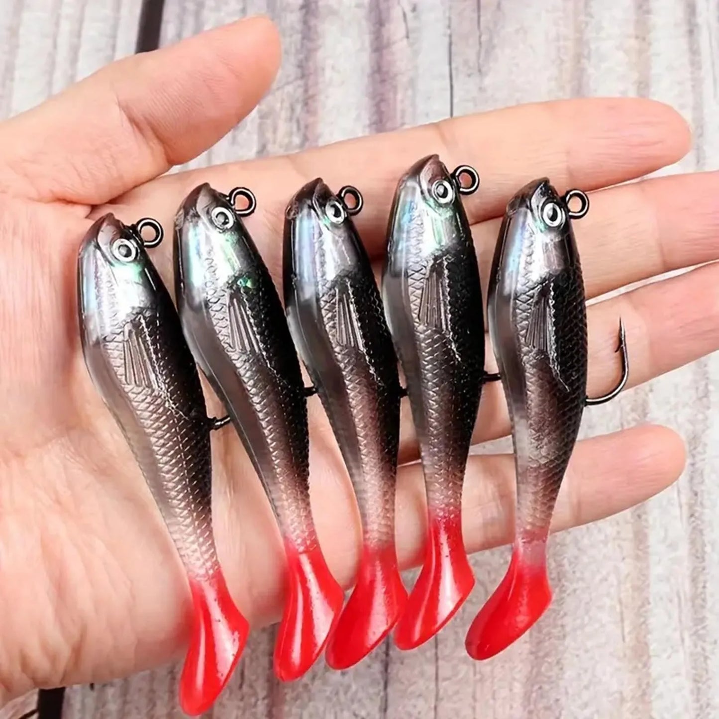 5pcs Soft Artificial Fishing Lures set