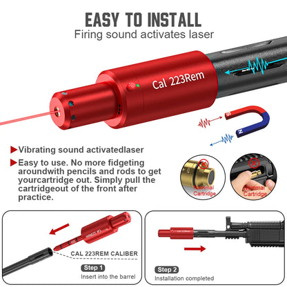223REM multifunctional magnetic red green light trainer