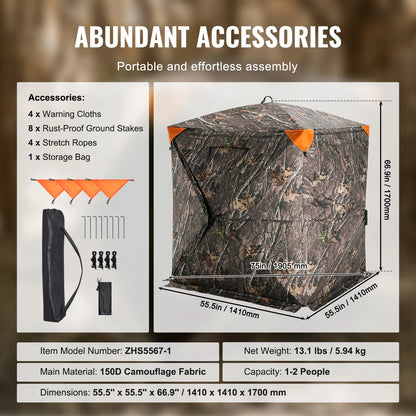 See Through Ground Blind
