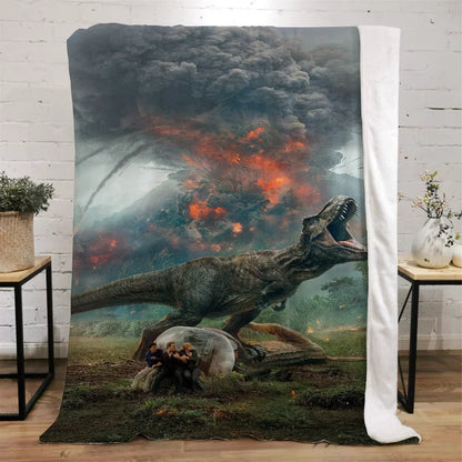 Jurassic Park Thick Blanket