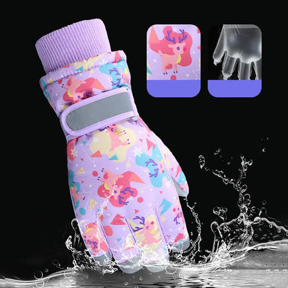 Waterproof Kids Winter Gloves