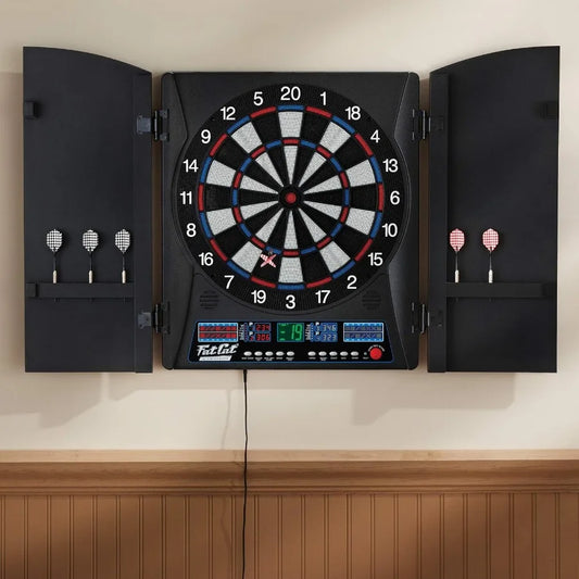Compact electronic dartboard