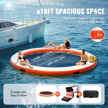10x8ft Inflatable Floating Dock