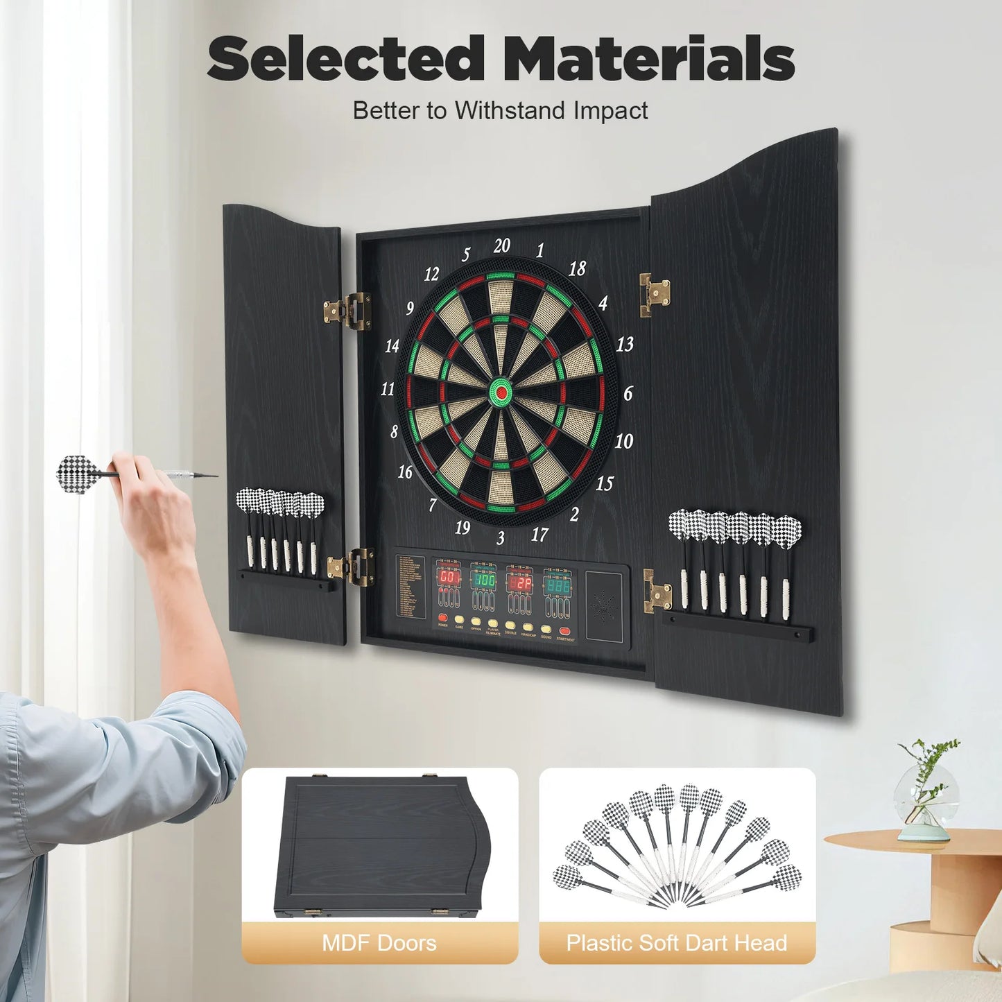 Electronic Dart Board Set