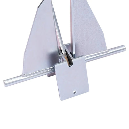 13LB Boat Anchor Kit – 6.6ft Galvanized Steel Chain & 98ft Rope,