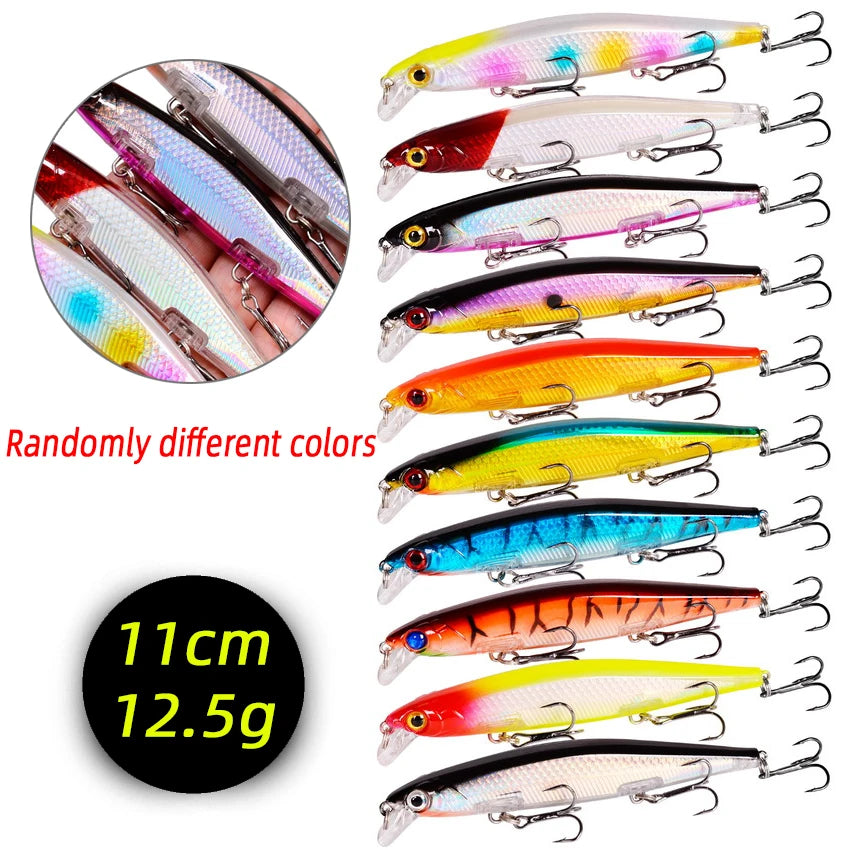 Random Minnow Fishing Lure set