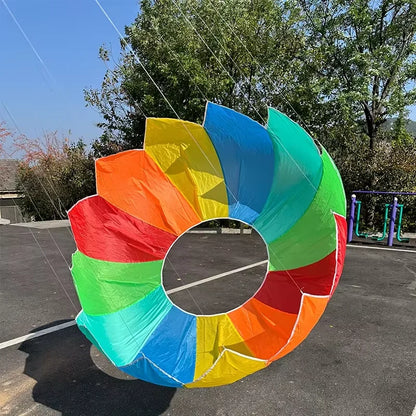 4.2 ft  3D Rolling Dragon Spinning Soft Kite