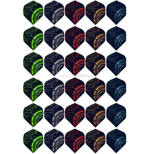 30Pcs/Pack Feather Tail Wing Flight